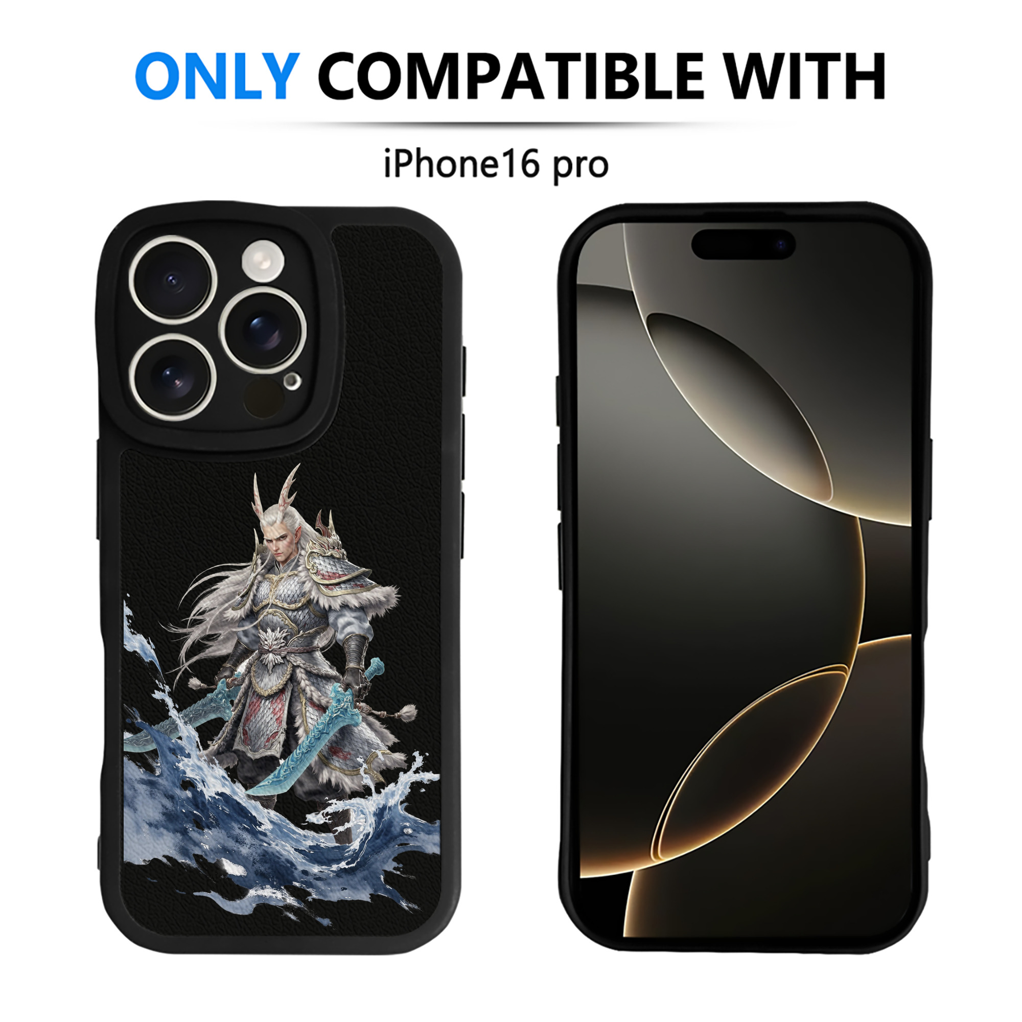 （画像用） Ne Zha 2 ナタ 魔童の大暴れ 【iPhone 16シリーズ対応】シリコンスマホケース（レザー調） 材質：シリコン